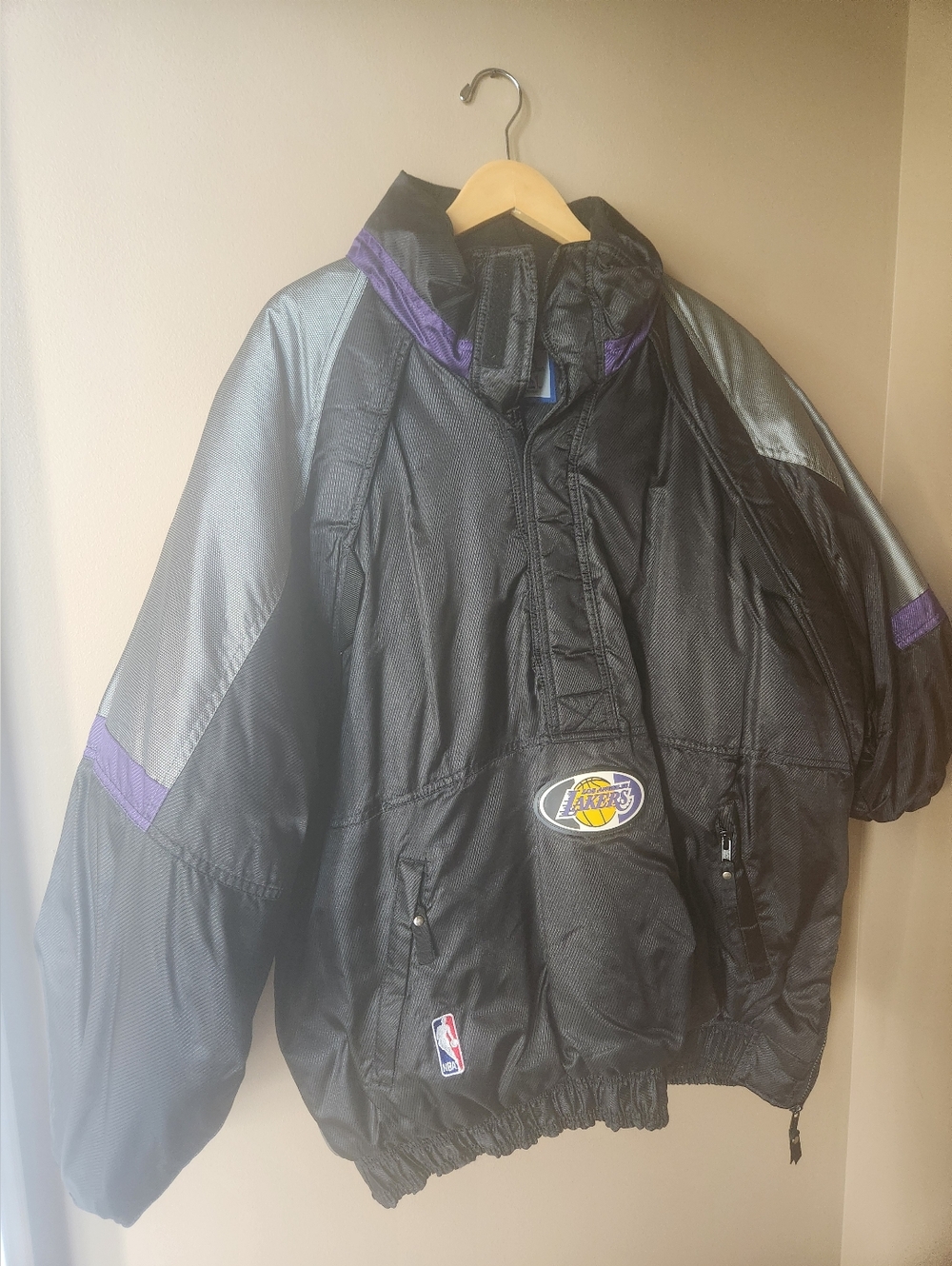 Lakers 90's Vintage‎ Puff Starter Coat XL